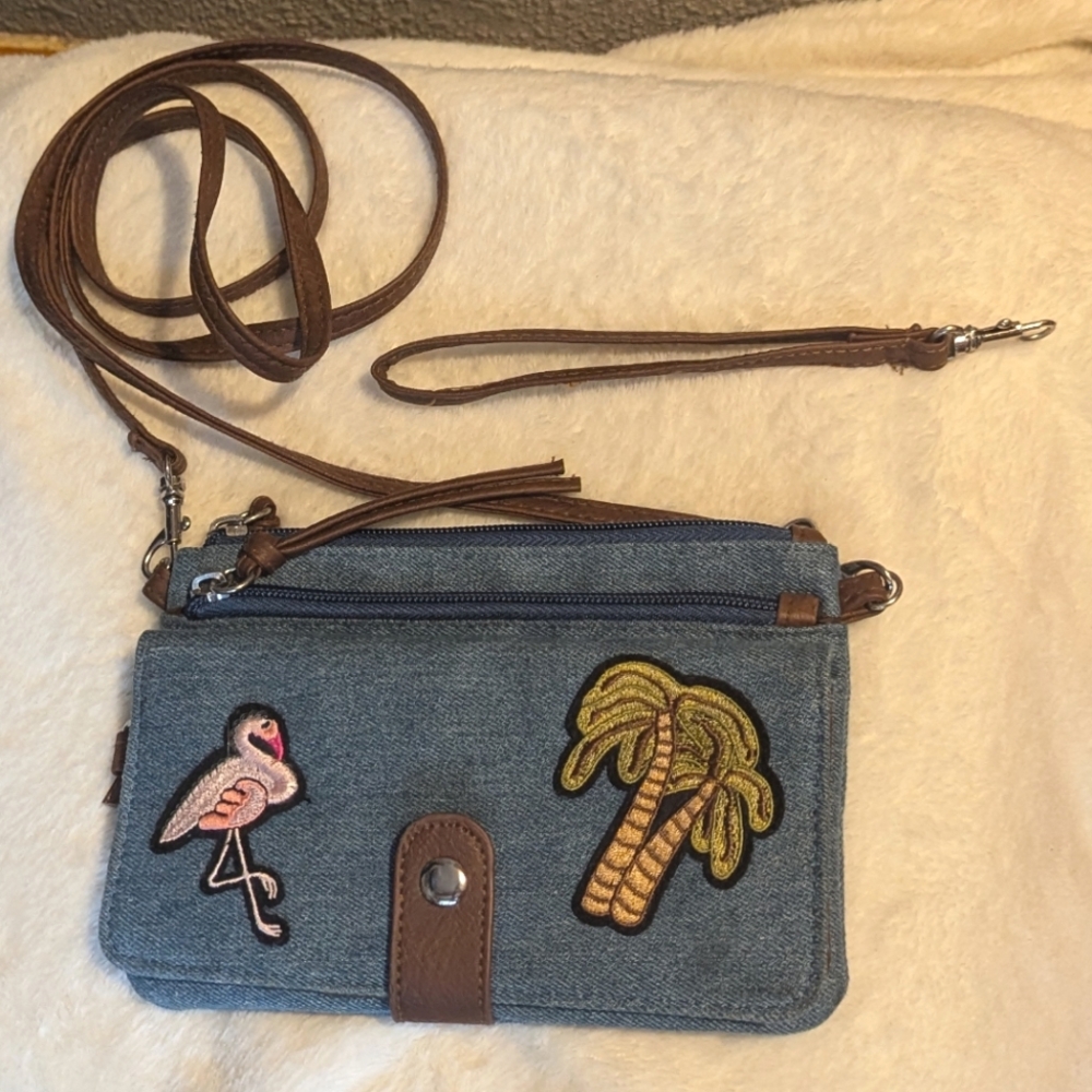 Patchwork Denim Purse